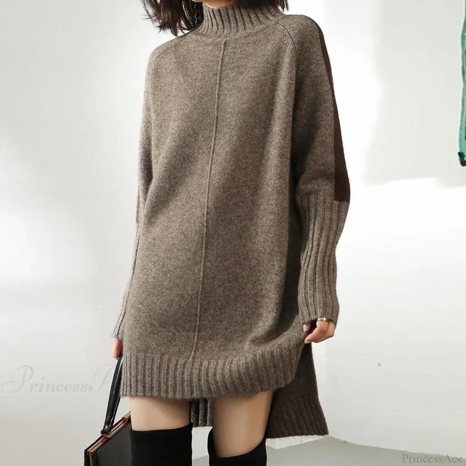 Turtleneck Wool Knit Warm Sweater