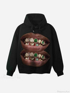 Two-Face Graphic Oversized Hoodie