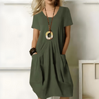 Riley Statement Dress with Belly Cover Boutique Collection