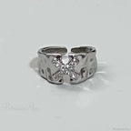 Unpredictable Cross Star Gothic Ring