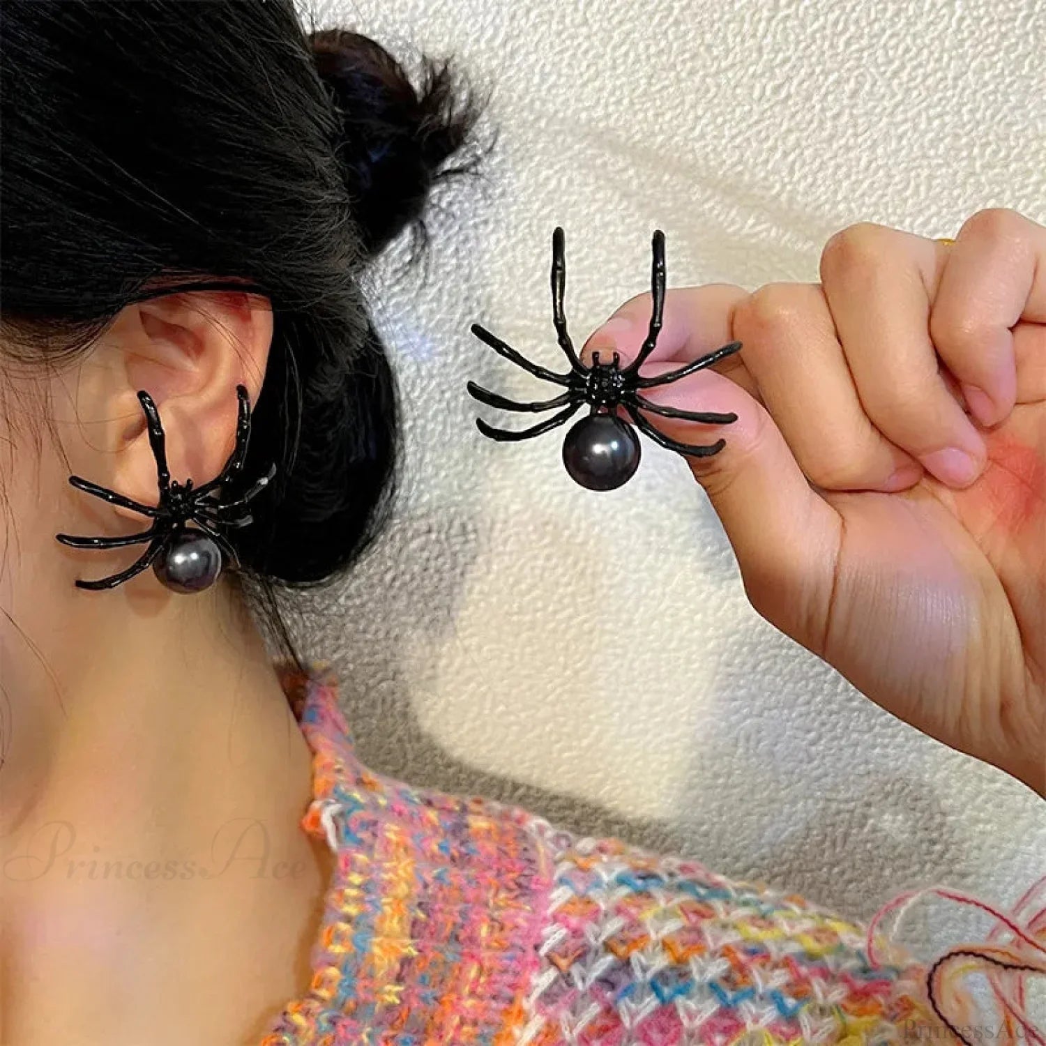 Unpredictable Spike Geometric Dangle Earring