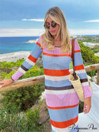 V Neck Bodycon Maxi Dress
