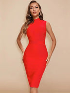 Carlota Premium Figure Hugging Bandage Dress Wardrobe Essential