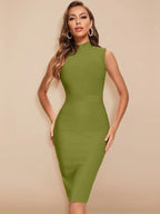 Carlota Premium Figure Hugging Bandage Dress Wardrobe Essential