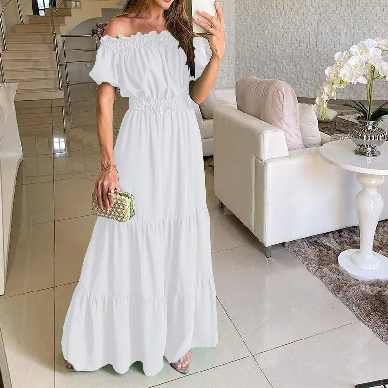 Martha Premium Off the Shoulder Dress Chic Silhouette Collection