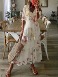 Fedora Long Bohemian Dress for Women Modern Chic Style