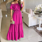 Martha Premium Off the Shoulder Dress Chic Silhouette Collection