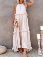 Himeria Sleeveless Dress for Women Vacation Beach Look