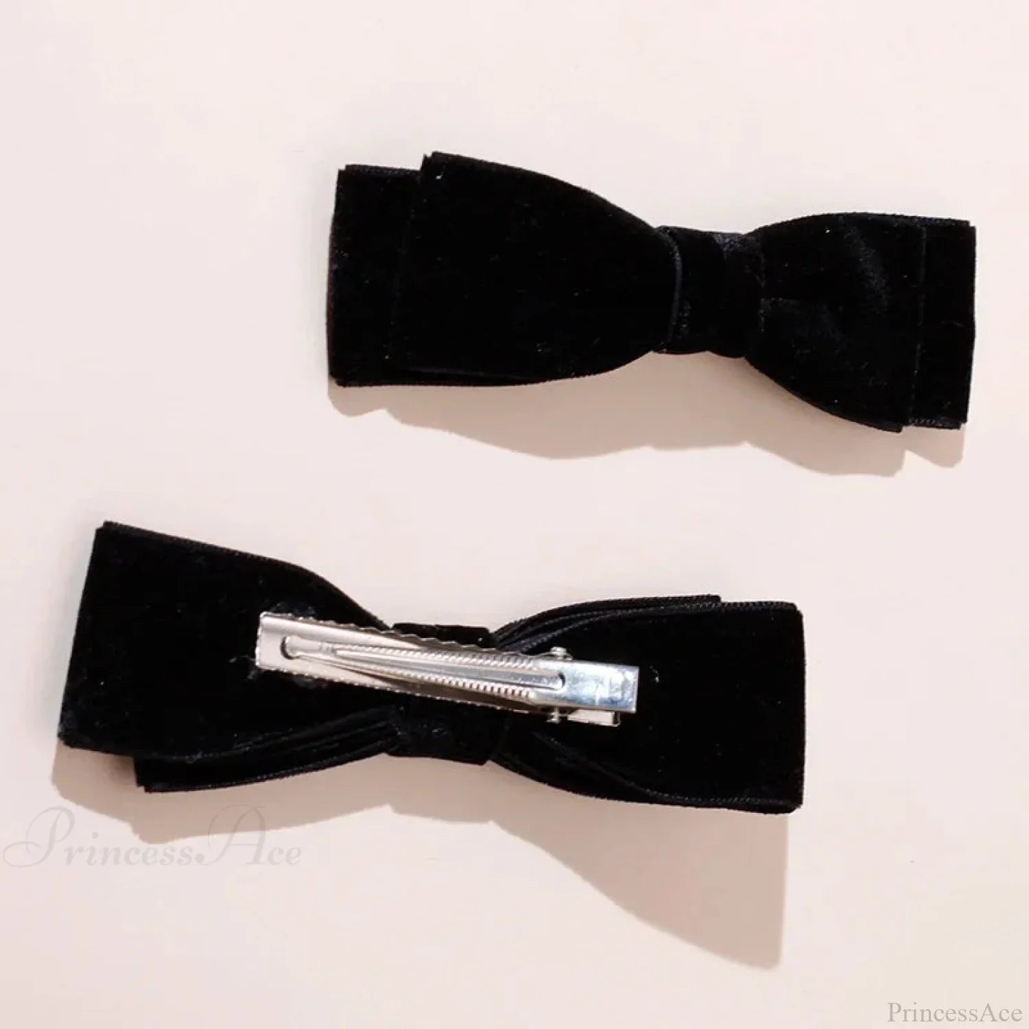 Velvet Black Head Bow Headdress - Hair Accessory