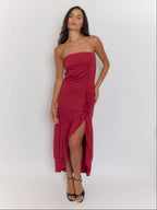 Vera Backless Split Maxi Dress