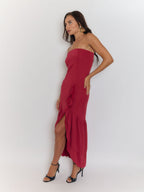 Vera Backless Split Maxi Dress