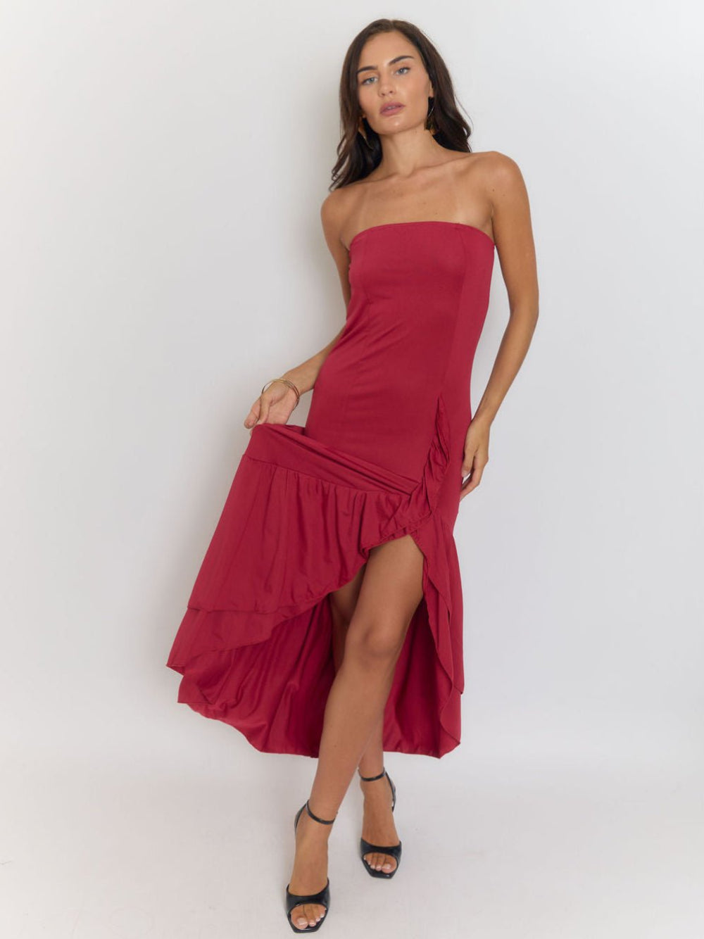 Vera Backless Split Maxi Dress
