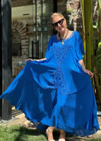 Iliana Boutique Embroidered Dress Chic Silhouette Collection