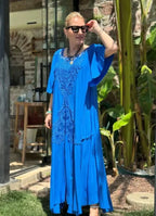 Iliana Boutique Embroidered Dress Chic Silhouette Collection