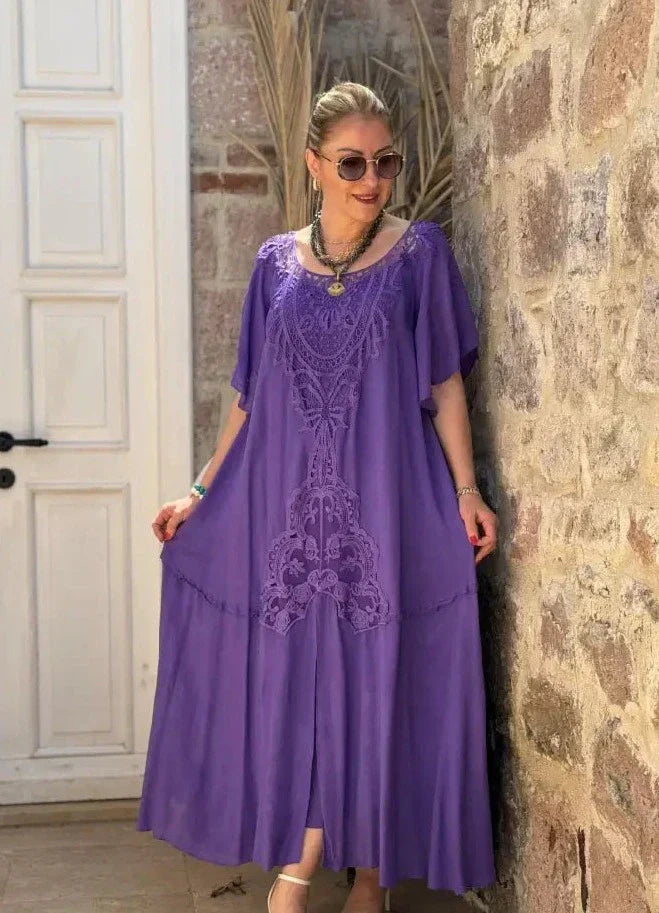 Iliana Boutique Embroidered Dress Chic Silhouette Collection