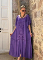 Iliana Boutique Embroidered Dress Chic Silhouette Collection