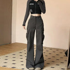 Vintage American Cargo High Waist Pants