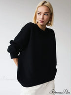 Vintage Casual Cozy Stylish Autumnal Streetwear Warm Long Sleeve Sweater