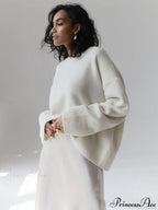 Vintage Casual Cozy Stylish Autumnal Streetwear Warm Long Sleeve Sweater