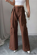 Vintage Denim Multi-Pocket Cargo Pants