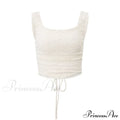 Vintage Floral Lace Corset Top and Skirt Sets Sexy Backless Bandage Midi Dress