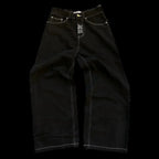 Vintage Gothic Skull Embroidered Trouser