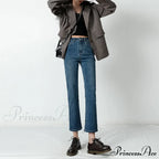 Vintage Mid Waist Elegant Skinny Jeans
