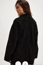 Vintage Simple Suede Single Breasted Jacket