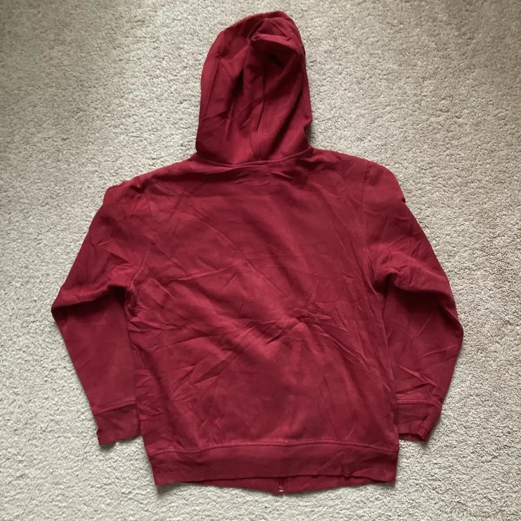 Vintage Skull Wing Zip Up Hoodie