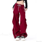 Vintage Stripe Hip Hop Cargo Pants