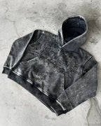 Vintage Wash Zip Up Hoodie