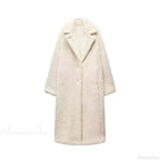 Vintage Wool Blend Double-Breasted Overcoat