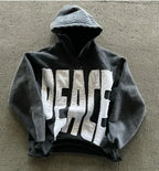 Vintage Y2K Gothic Printed Zipper Hoodie