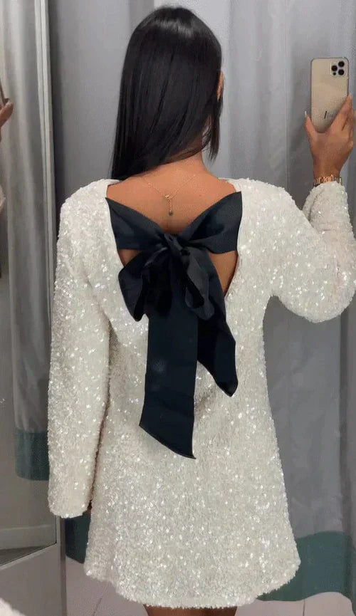 Aranza Effortless Glitter Dress Chic Silhouette Collection