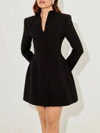 Vivienne Tailored Collar Mini Dress