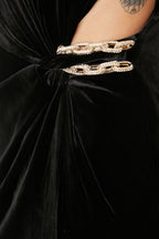 Selah Black Cutout Maxi Dress