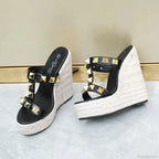 Warm Platform Uncovered Toe Tall Heel Gothic Boot