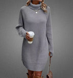 Verónica Elevated Warm Sweater Dress for Women Evening Wear Edit