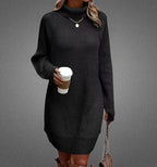 Verónica Elevated Warm Sweater Dress for Women Evening Wear Edit