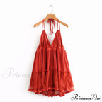 Weekend Getaway Stylish Linen Skater Dress