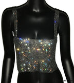 WENDY TOP WITH RHINESTONES