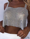 WENDY TOP WITH RHINESTONES