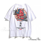 White Cartoon Female Kawaii Tops Tee