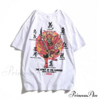 White Cartoon Female Kawaii Tops Tee