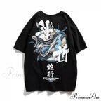 White Cartoon Female Kawaii Tops Tee