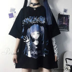 White Cartoon Female Kawaii Tops Tee