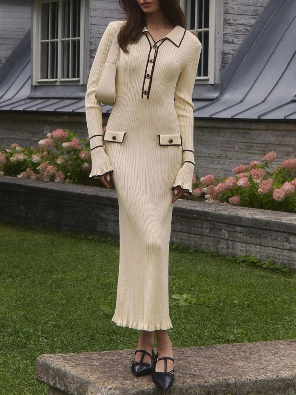 Willow Knitted Slim Maxi Dress