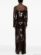 Winter Mesh Patchwork Party Dress