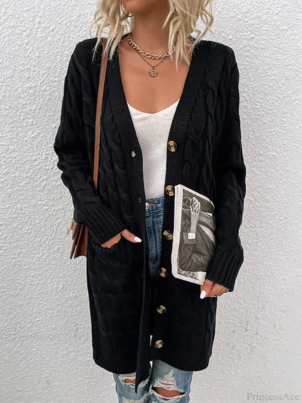Winter Vintage Casual Loose Cardigan