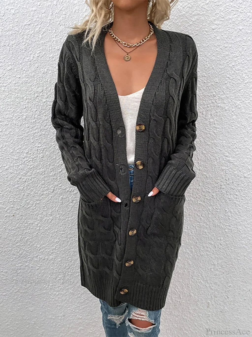 Winter Vintage Casual Loose Cardigan